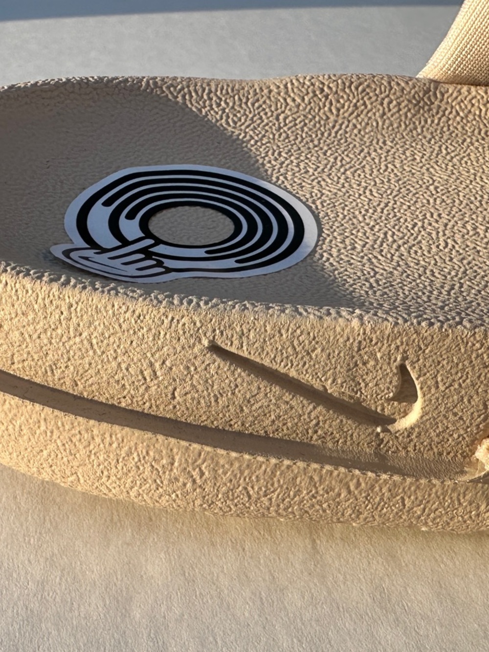 Womens Nike Tan Offcourt Recovery Plush Casual Sandal Slides - Womens 8 | 10 NEW - Picture 5 of 10